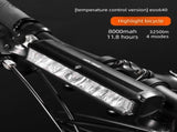EOS640 Upgraded 3250 Lumen Super Bright Bike Light with Stable Dual Bracket Mount - 8000mAh Long V888-ELOSUNG41866