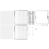 VEVOR 2 Tier 20"Wx21"Dx15"H Pull Out Cabinet Organizer, Heavy Duty Slide Out Pantry Shelves, Steel V952-HGS220W21D15HSW3PV0