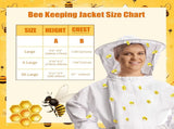 41 Pcs Halloween Beekeeper Costume Set Include 1 Beekeeper Set 20 Felt Bee 20 Round Tape for V1258-DP02-C-2225