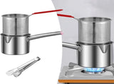Small Deep Fryer - Deep Fryer - 1.2l - With Kitchen Clip - Oil Saving - Suitable For Gas And V1188-MS101-01599-1