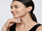 Elegant Butterfly Moissanite Earrings in Sterling Silver Sparkling 8 Hearts 8 Arrows Cut Studs for V1341-ZY-8WZ5DFPL-MOISSANITE-PREMIUMS925