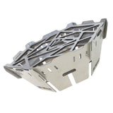 Camping Gas Stove WindShield Stainless Steels Outdoor Stove Windscreen for Camping Picnics, V1369-AZ3-W-13918