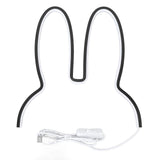 Rabbit Ears Neon Signs Warm Light Wall Decor USB Operated Bunny LED Neon Light for Family Bar Party V1294-YM0901-3119240148811