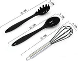Kitchen Utensils Silicone Set, Bpa-free Silicone Kitchen Utensil Set, Dishwasher secure, Non-stick V1263-JX-2704