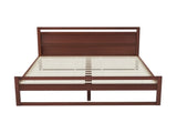 Artiss Bed Frame Double Size Wooden Walnut WITTON WBED-WITTON-D-WAL-AB