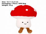 Cute Christmas Plush Ornament Set Featuring Mushroom, Wreath, Pudding, and Christmas Tree Designs V1341-ZY-XUV3VEHY-SETOF4ALL4STYLES