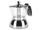 6 Cups Stainless Steel Coffee Pot Italian Octagonal Household Brewing Coffee Moka Pot V1294-YM0523-3118210295311