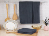 Homaxy Towels and Dishcloths Set, 12 x 12 Inches and 16 x 28 Inches, Set of 10 Bulk Cotton V1258-DP02-F-192