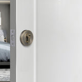 Sturdy Golden Circular Door Lock for Home Security with Key Control V1192-AZ-W-25124