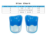 4X Pair Half Insoles Shoe Inserts M Size Gel Arch Support Foot Pad V274-GM-BI-INSOLE-HF-M4