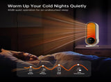 Space Heaters for Indoor Use with Remote, 2s Efficient Heating, Overheat & Tilt Protection, 1200W V1197-JD-041902