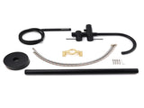 WELS Matt Black Bathtub Filler Free Standing Mixer Faucet Tap Spout HandHeld Set V1233-KRD602BL