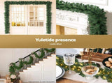 Jingle Jollys 10M Christmas Garland LED Lights Party Xmas Decorations 700 TIPS XM-TR-GAR-10M-LED