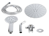 Chrome Plate High Pressure 3 Way Multi Setting Rainfall Style Dual Handheld Shower Head Combo V1294-YM0727-JY14617