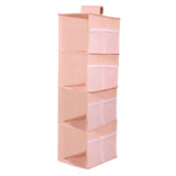 Hanging Closet Organizer and Storage 4-Shelf Shelves Wardrobe Clothes Organization Closets Shelf V1192-AZ-W-14752