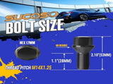 14x1.25 OEM Lug Bolts Fit for BMW 2-Series 3-Series 4-Series 5-Series 6-Series 7-Series X1 X2 X3 X4 V1258-DP02-WO-330
