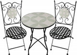 Urban Mosaic 3pc Outdoor Table & Chairs Setting V637-E139148
