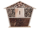 Gardening Wooden Insect Small House Shelter Nesting Handicrafts Decoration for Bee Bug V1294-YM0901-3111200119311