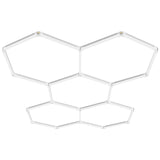 VEVOR Hexagon Garage Lights, 26400LM, 6500K 5 Grid Systems Honeycomb Hexagonal Garage LED Lights, V952-PJXCKDBS5G26FMEPWV3