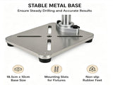 Mini Bench Drill 95W, Max 5000RPM, Adjustable 6mm Chuck, 100mm Spindle Travel, Stable Metal Base V1107-CS-YNKZ21