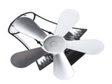 Magnetic Wall Mounted Fireplace Fan Silent Operation 5 Blade Heat Powered Wood Stove Fan Log Wood V1294-YM0901-3114230124113