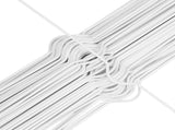 100pcs White Iron Calendar Hangers for School and Office Use, Easy Page Flipping, and Convenient V1366-AZ2-W-18687