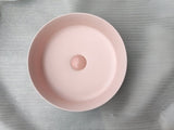 2020 Matte Pink Round 360 mm Dia top counter basin porcelain sink V549-PINK360