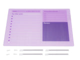 Dry Erase Planner Board Acrylic Desktop Calendar To Do List Schedule Board with Stand for Office V1294-YM0901-3117250051613