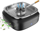 Electric Smokeless Ashtray with 8M Negative Ions Air Purifier for Smoke V1263-JX-4807