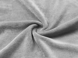 Chair Covers - Set of Velvet Chair Covers - Gray Chair Covers - Stretch Dining Chair Covers - Set of V1188-ZXY-10553