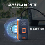 Tire Inflator Portable Air Compressor, Dual-Cylinder & 12000mAh Rechargeable Air Pump, 30s Fast V952-CDSLTCQJ3400VJOS6V9
