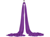 Aerial Silk & Yoga Swing, 8 m Length, Aerial Yoga Hammock Kit with 100gsm Nylon Fabric, Full Rigging V952-DCK822X28MSZR9A6KV0