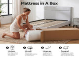 Giselle 22cm Cooling Gel Memory Foam Mattress Single Medium Firm FOAM-C-MFM-H022-S