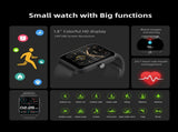 1.8inch Smart Watch IP68 BT5.3 for Android iOS with Heart Rate Monitoring Exercise Records 1pc V1263-JX-7347-2
