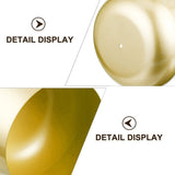 Sturdy Golden Iron Flower Pot Container for Indoor and Outdoor Garden Use, Decorative Planter V1192-AZ-W-25075