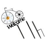 Durable Iron Bike Garden Stake Multi-Color for Outdoor Adornment V1370-AZ4-16916