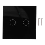 Type 86 2Way Smart Switch Touch Voice Household CapacitorFree Backlit Switch for Zigbee Tuya V1294-YM0901-3113210139211