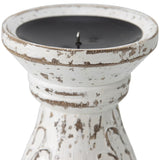Handcrafted Eternity Pillar Candleholder 12x5cm V637-33809CDL