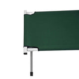 Camping Bed Folding Stretcher Light Weight w/ Carry Bag Camp Portable - green V610-CAMSTRECOL-GR