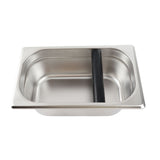 Large Coffee Knock Box Stainless Steel Coffee Grounds Container Residue Bucket Waste BinRetangular V1294-YM0901-3118210166111