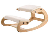 Ergonomic Kneeling Chair, Wooden Posture Knee Chair with Adjustable Thick Foam Cushions & Solid Wood V952-JYKGYMBSBDLWFBRDG001V0