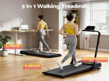 Everfit 3 in 1 Walking Pad Treadmill 20% Auto Incline Under Desk Foldable Treadmills for Home With TMILL-400H-AINC-BK