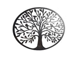 Laser Cut Round Tree Of Life w Birds Wall Art 60cm V637-24812TRE