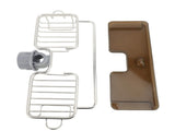 Kitchen Sink Faucet Organizer Space Aluminium Plastic Multifunctional Space Saving Hook Fast Drying V1294-YM0901-3117240214712