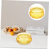 Ornaments Home Decor Golden Treasure Bowl Ornament Yellow Crystal Home Decoration 1Pcs V1192-AZ-W-22555