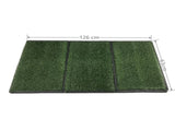 YES4PETS Indoor Dog Puppy Toilet Grass Potty Training Mat Loo Pad 126 x 63 cm V278-3-X-PP4363