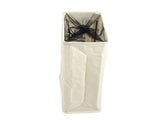 Corner Slim Foldable Oxford Cloth Laundry Basket Bin Mesh Drawstring Dirty Clothes Hamper with 4 V1294-YM0901-H20026BE