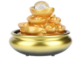 LED Water Fountain Innovative Resin Waterfall Ornament Art Crafts for Home Office Landscape V1294-YM0901-3111200232213