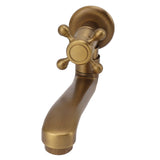 Antique Garden Faucet with Extended Spout Antifreezing Copper Wall Mount Single Cold Water Tap for V1294-YM0706-3112230063011