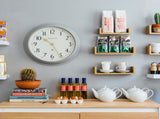 Newgate Westhampton Clock Posh Grey V398-NGWEST117PGY